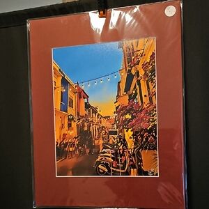 Old Phuket Market High Quality Matted Photograph